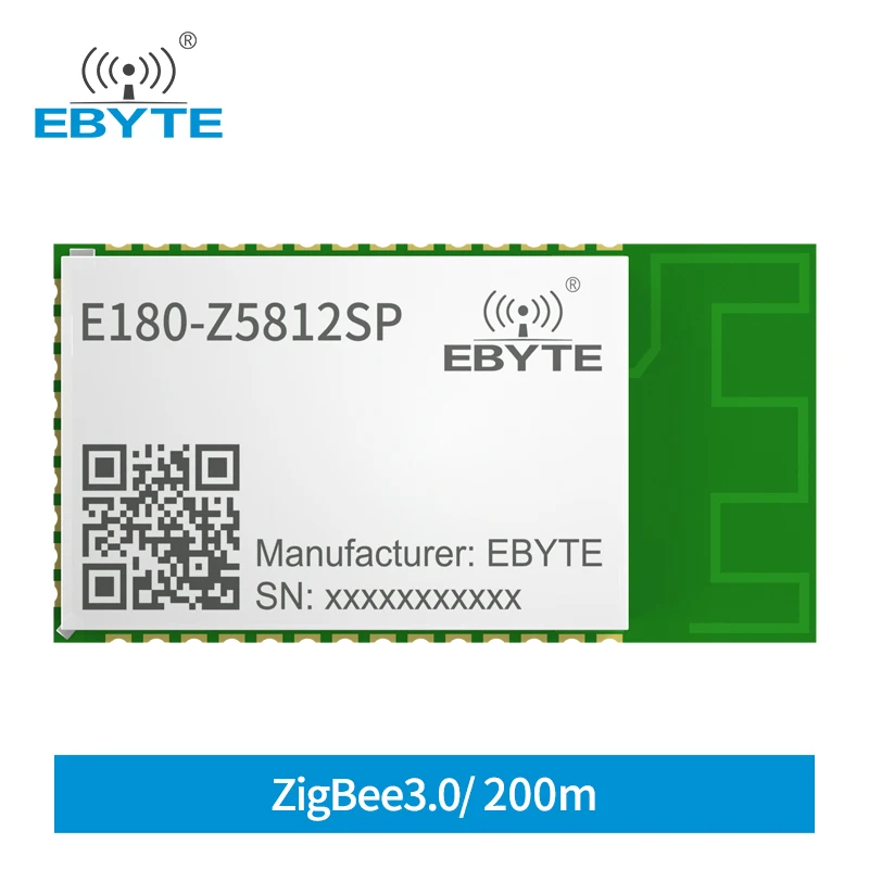 TLSR8258 ZIGBEE 3.0 Module 2.4Ghz Wireless Transceiver Receiver 12dBm 200m E180-Z5812SP EBYTE High Performance Stamp Hole PCB