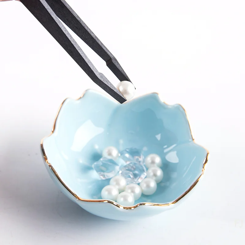 [YU]8Pcs Epoxy Resin Mold Tweezers Nail Art DIY Jewelry Picking Anti-Static Tools