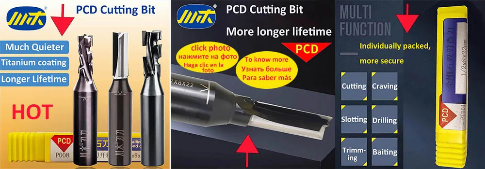 Arden 2 Flutes TCT Straight End Mill Woodworking CNC Tool Carbide Cutter 1/2 Shank Router Bit For Wood MDF Plywood Chipboard