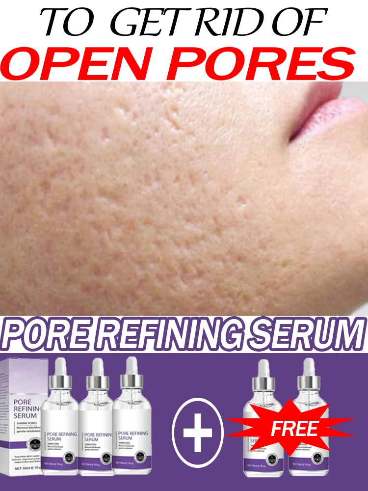 

Skin Texture | Pore Refining Resurfacing Powerful Pore Shrinking Serum for Tightening and Removing Large Pores on The Face