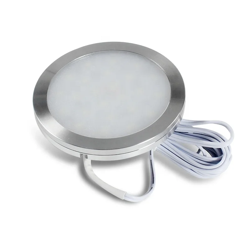 الملحقات DC12V 5 واط مقاوم للماء سبائك الألومنيوم صمام ثنائي باعث للضوء ضوء سقف خزانة RV