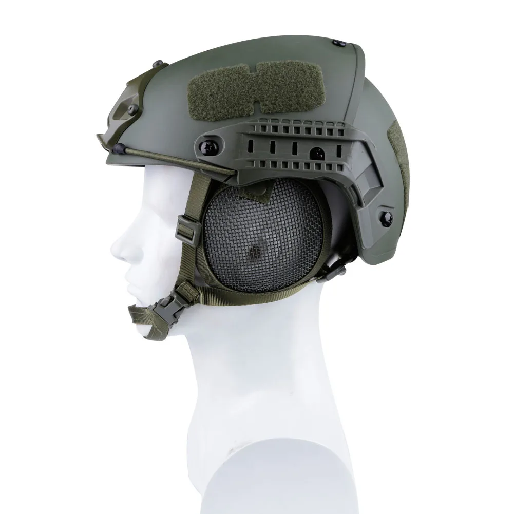 Orejera táctica de malla de acero – Protección auditiva Airsoft - imagen 4