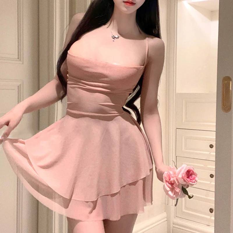 

Sexy Lingerie Pure Desire Mesh Lace Beautiful Back Pajamas See-through Nightdress