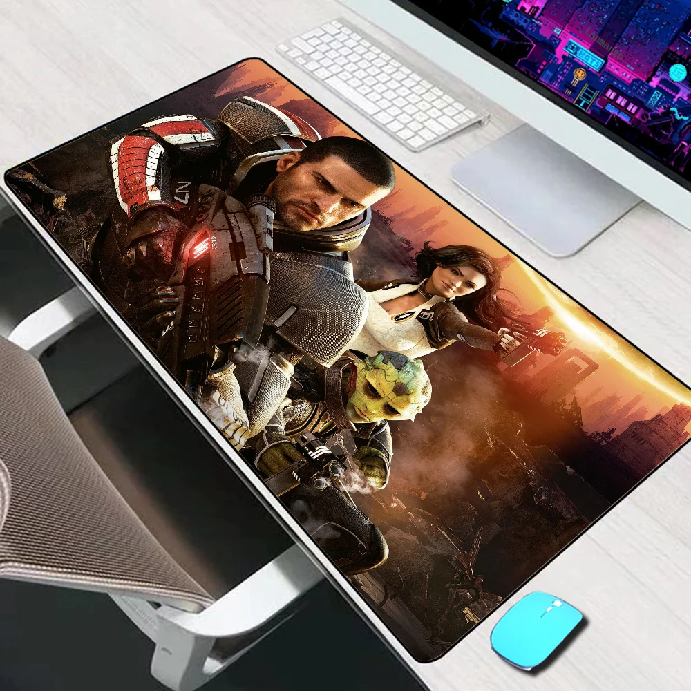 Mass Effect Large Mouse Pad Gaming Accessories Mouse Mat Keyboard Mat PC Gamer Desk Pad XXL Computer Mousepad Laptop Mausepad