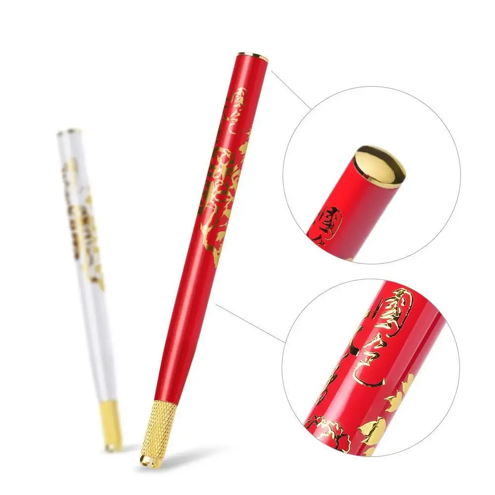 1 pcs Chinese style Microblading Tattoo Pen For Permanent Makeup Supplies Durable Aluminum Pen Microblading Hand Tools