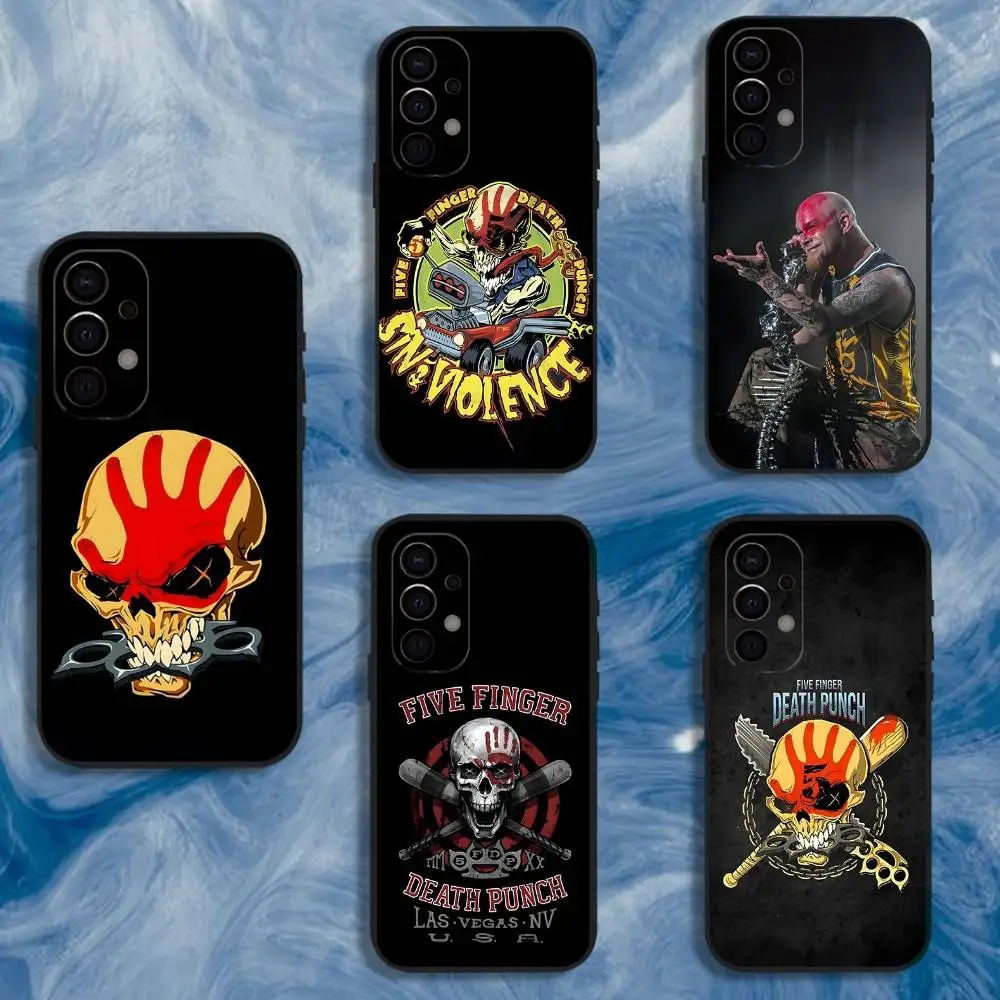 

F-Five Finger D-Death Punch Phone Case For Samsung S25,S24,S21,S22,S23,S30,Ultra,S20,Plus,Fe,Lite,Note,10,9,5G Black Cover