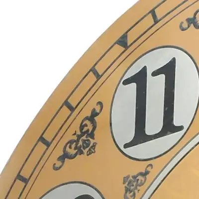 Gold 180mm For Aluminium Metal Clock For Dial With Arabic Numerals For Vintage Wall Clock DIY Replacement Decor Repair Part