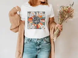 Here Comes the Sun T Shirt For Women, Travel Beach Vacation Sunshine Shirt Beatles Short Sleeve Top Tees O Neck 100% cctton y2k