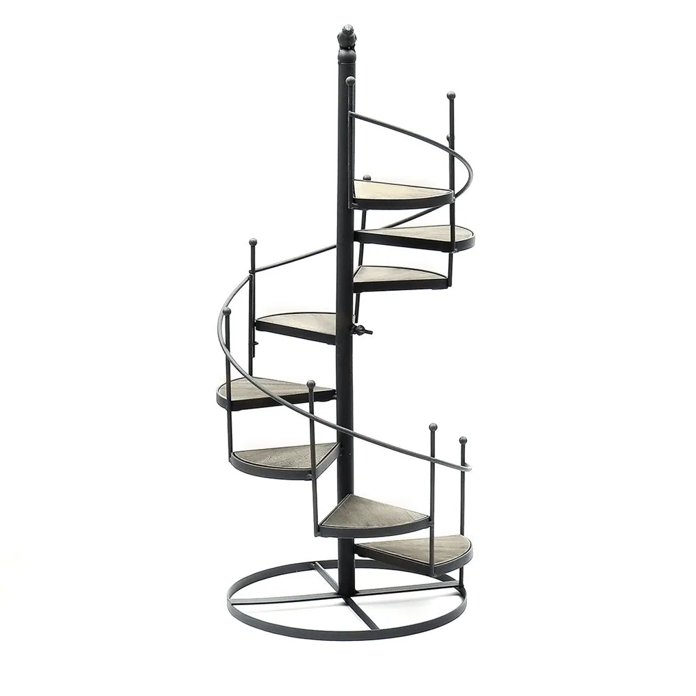 Plant Stand And Flower Stand Wooden Shelf 8 Layers Display Stand Storage Shelf Pot Rack Organizer Shelves