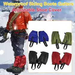 Waterproof Climbing Hiking Snow Ski Leg Cover Boot Gaiters Mountaineering Outdoor Cycling Equipment Legging L1W4