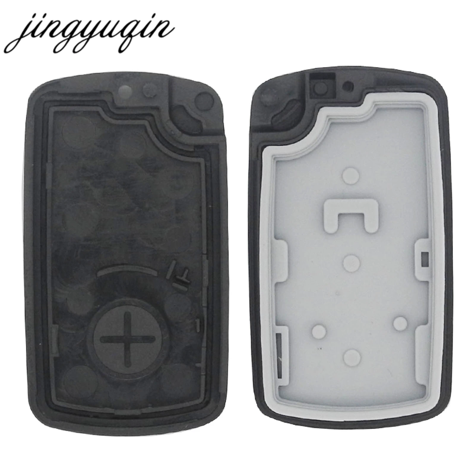 Jingyuqin Chiave di Controllo Remoto Borsette Fob Chiave Della Copertura Della Cassa 2/3 Bottoni Per Mitsubishi Lancer Outlander Pajero V73 Galant