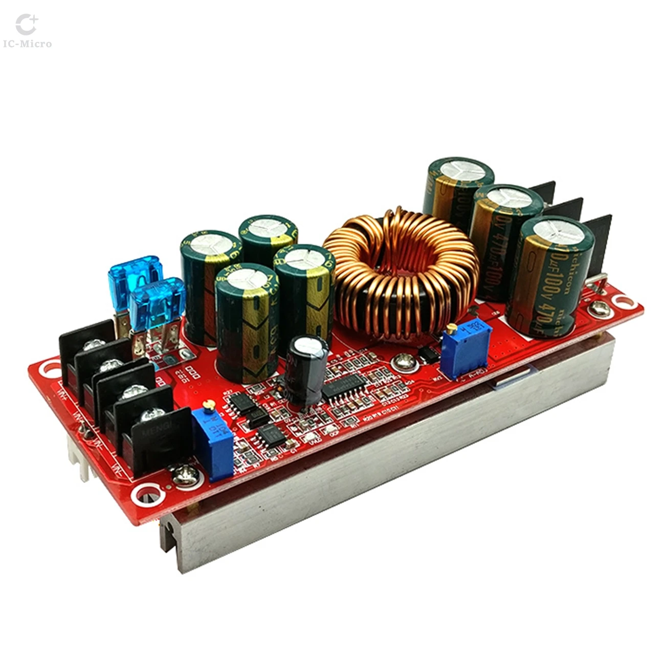 

XZG 1200W 20A DC Converter Boost Car Step-up Power Supply Module 8-60V to 12-83V (1200W 20A Boost Converter)