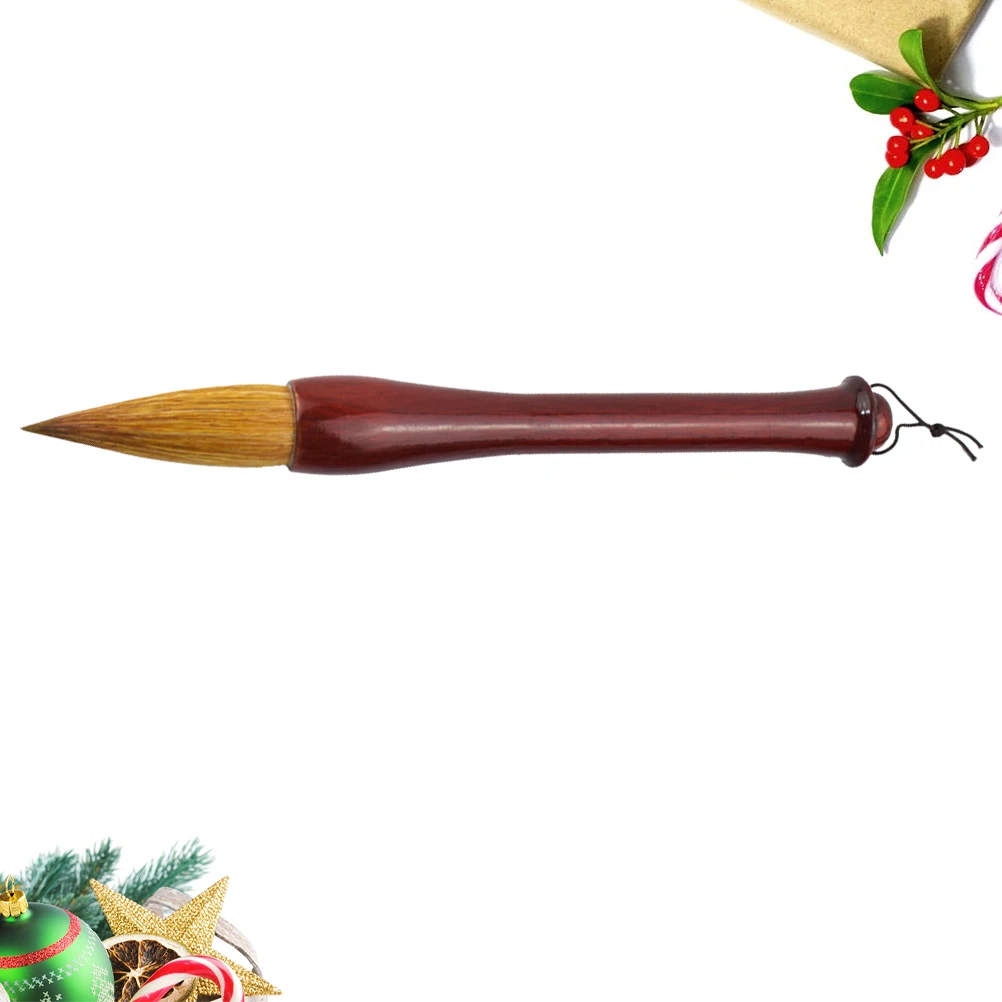 

24 Cm Hair Brush Chinese Writing Drawing Paintbrushes Painting Bamboo Caligraphy Wolf