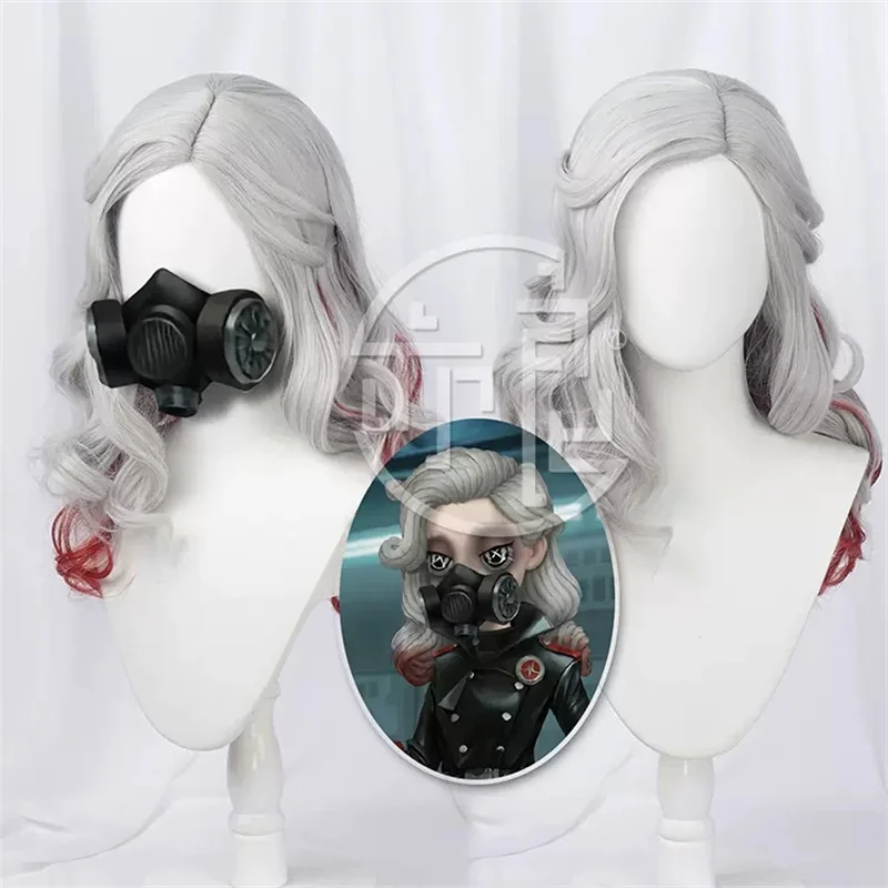 Perruque de cosplay Identity V Ada Mesmer Doomsday Rescuer Psychologist, cheveux synthétiques résistants à la chaleur, pour Halloween et carnaval