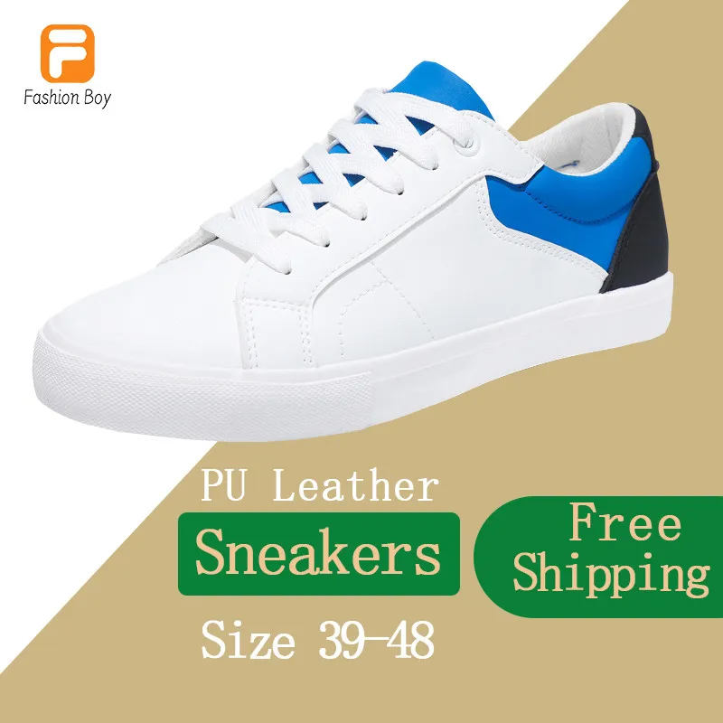 Large Size Low-Top Contrast Color Anti-Slip Men's Shoes Outdoor Street Walking Casual 