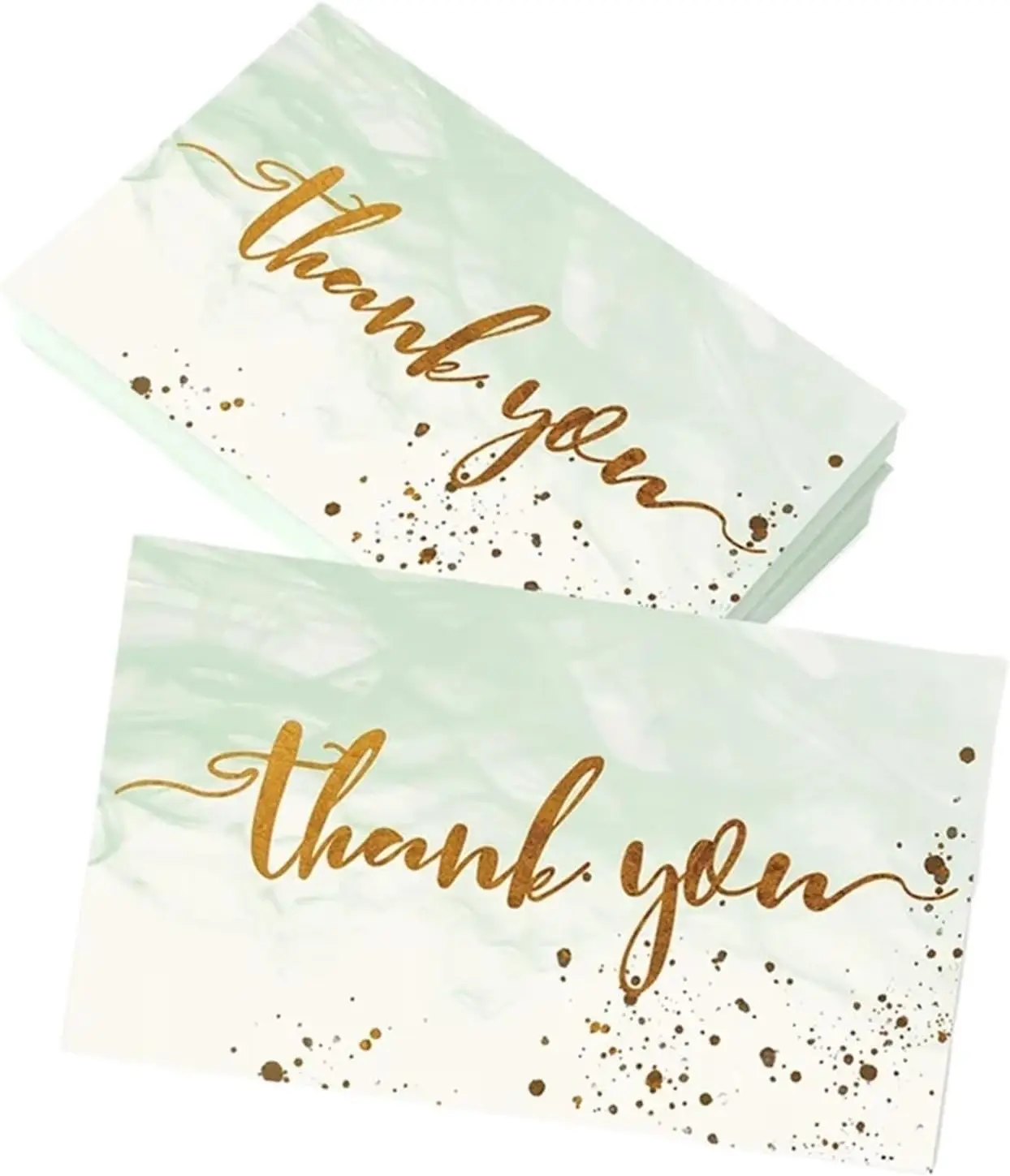 بطاقة تهنئة 50 قطعة بطاقات شكر التعبئة والتغليف ديكور حفل زفاف احتفالي دعوة الأعمال التسمية #5