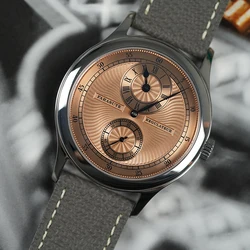 FARASUTE 39mm Manual Mechanical Men's Watch Seagull Custom Movement Sapphire Crystal Business Waterproof Regulateur Watch 5336B