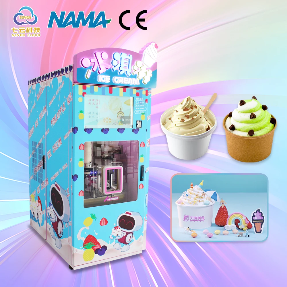 Hot Sales Professional Commercial 25L/H Large Output Ice Cream Machine Maker Automatic 3 Flavor Soft Serve Ice Cream Machine - Image 3