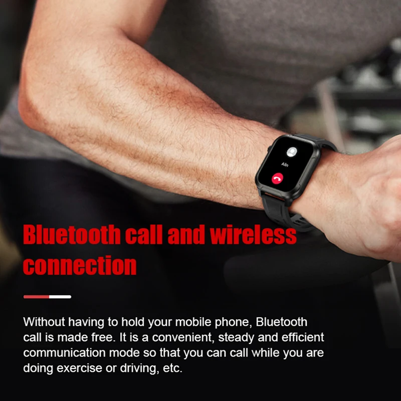 Nuevo reloj inteligente con llamada de diente azul para hombre, monitoreo del ritmo cardíaco y oxígeno en sangre, resistente al agua, más de 100 modos deportivos, relojes inteligentes para música y salud