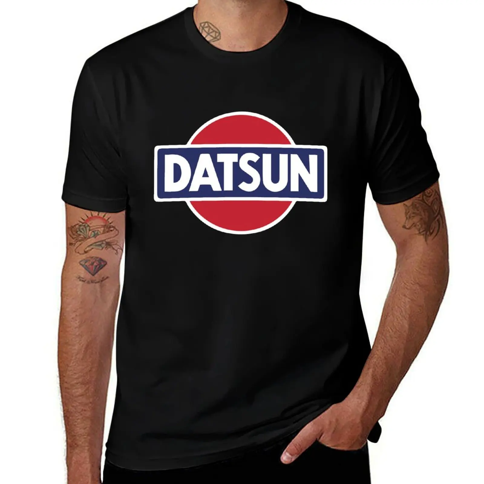 

Datsun Retro tshirt T-Shirt blue archive sweat mens graphic t-shirts hip hop