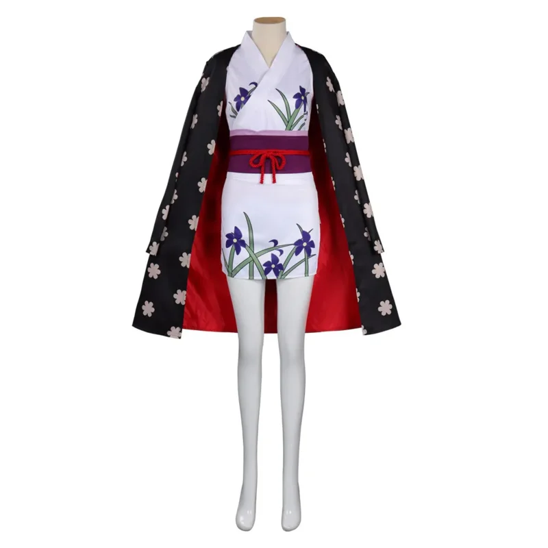 Ss13cos quimono halloween bidimensional anime nico robin cosplay traje roupas terno de carnaval