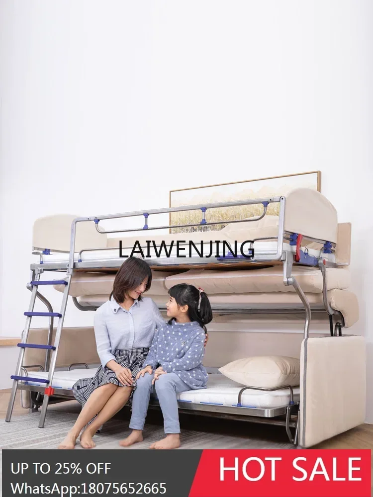 MJY living room bunk bed multi-function bunk bed study bedroom folding bed