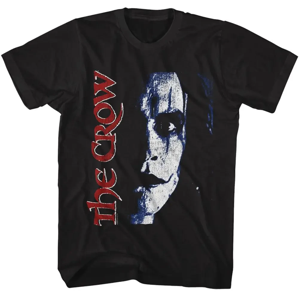 Camiseta The Crow para hombre, camiseta holgada de manga corta con gráfico gótico de terror de Eric Draven, ropa de calle holgada para fanáticos de la película