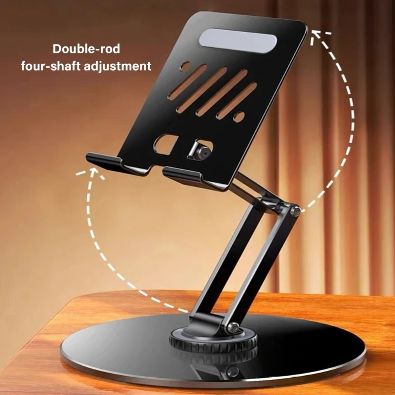 

Регулируемый F3MA Легкий складной держатель таблеток 360 вращающийся базовый подставка для видео