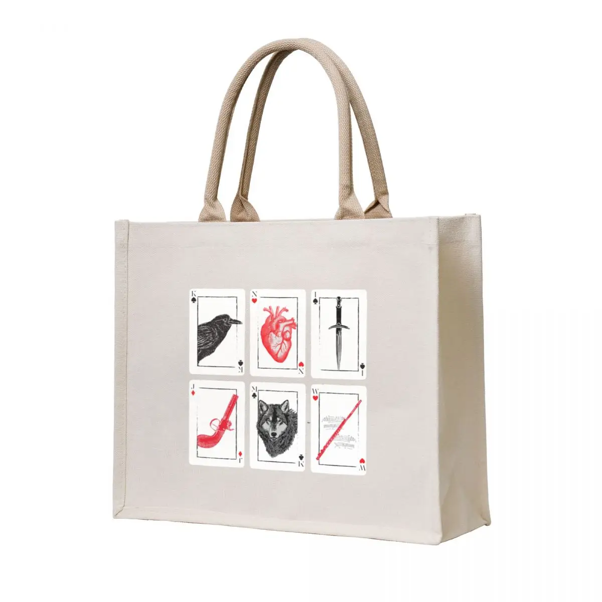 

Six of Crows - Red Tote Bag Customizable tote bag Woman shopper bag Women's tote