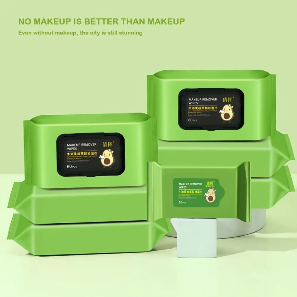 1PACK Soft Makeup Removal Wipes Cotton Microfiber Facial Cleansing Wet Wipes Face Cleaner Tool Disposable Cotton Wipes