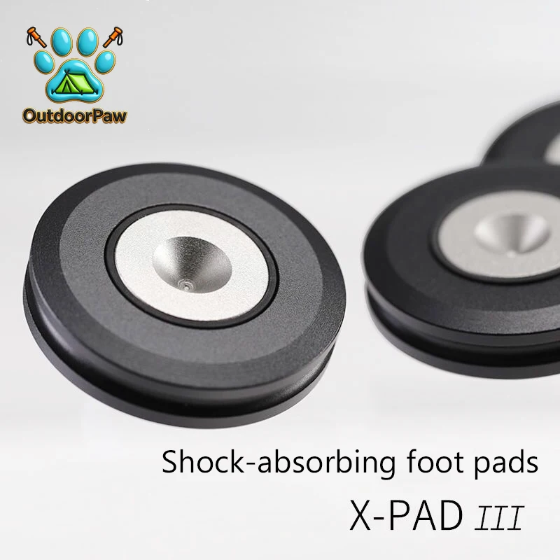 Professional Audio Shock Absorber Pad Anti-Slip Speaker Foot Nail Pad for Amplifier Rack X-PAD Speaker Foot Pads