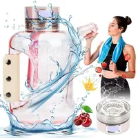 1.5L Large Capacity Hydrogen Water Bottle Hydrogen Water Bottle,Hydrogen Water Bottle Generator for Home Outdoor,Travel, Office