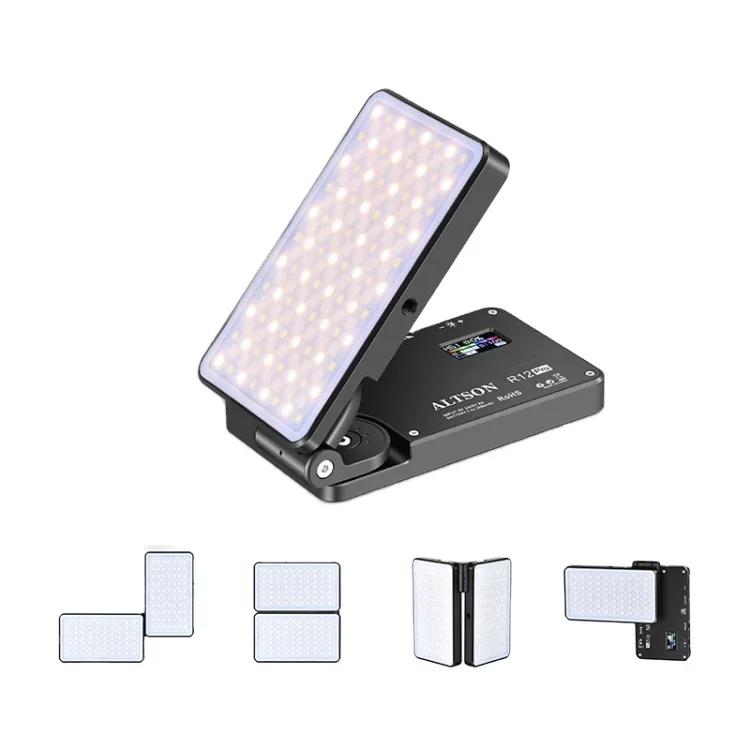 

ALTSON R12 Pro Mini Portable 316 LEDs 20W 2600-12000K Foldable RGB Fill Light Photography Light