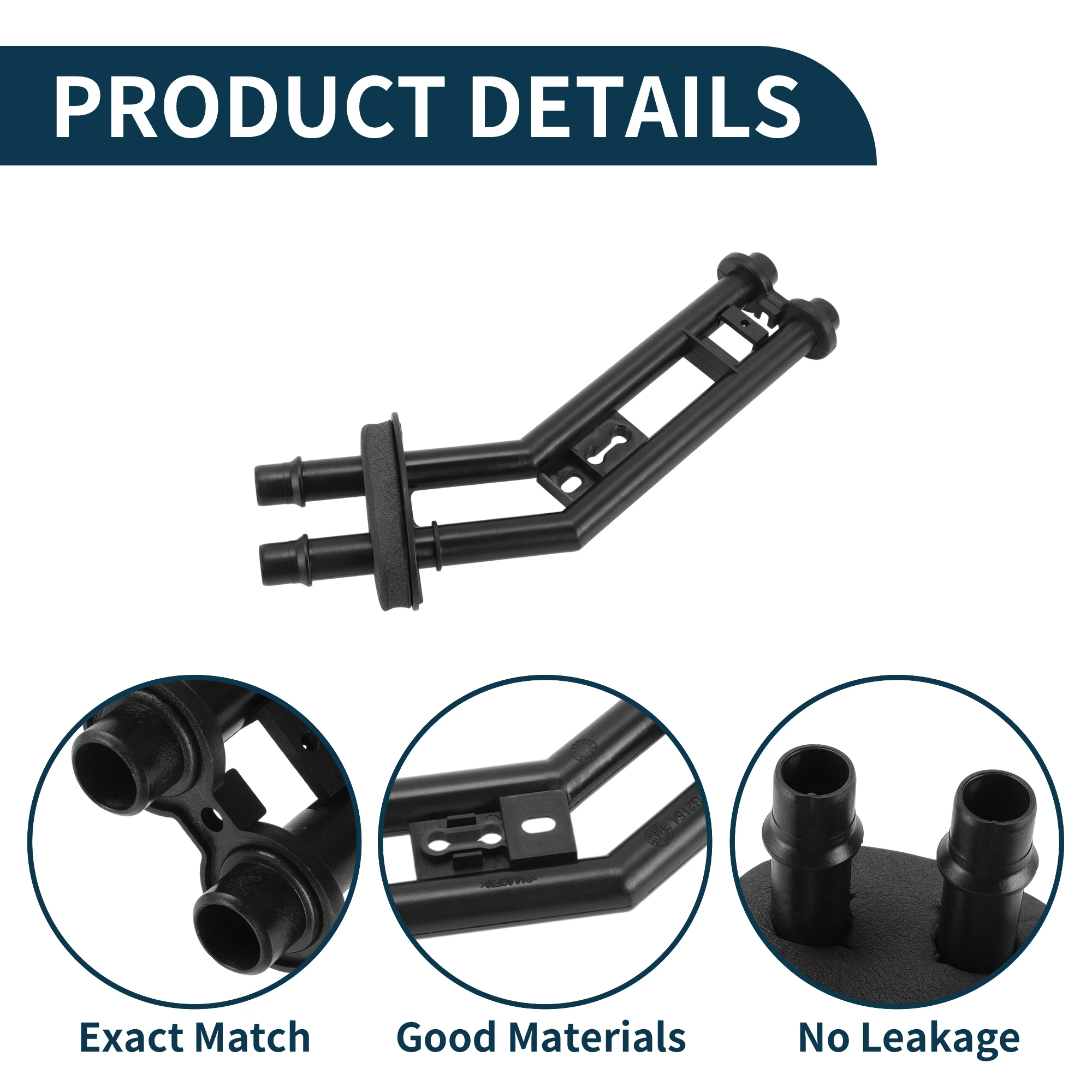 Manguera de radiador Motoforti para Peugeot 307 2000-2009 No.6448N9 Tubo de refrigerante de plástico