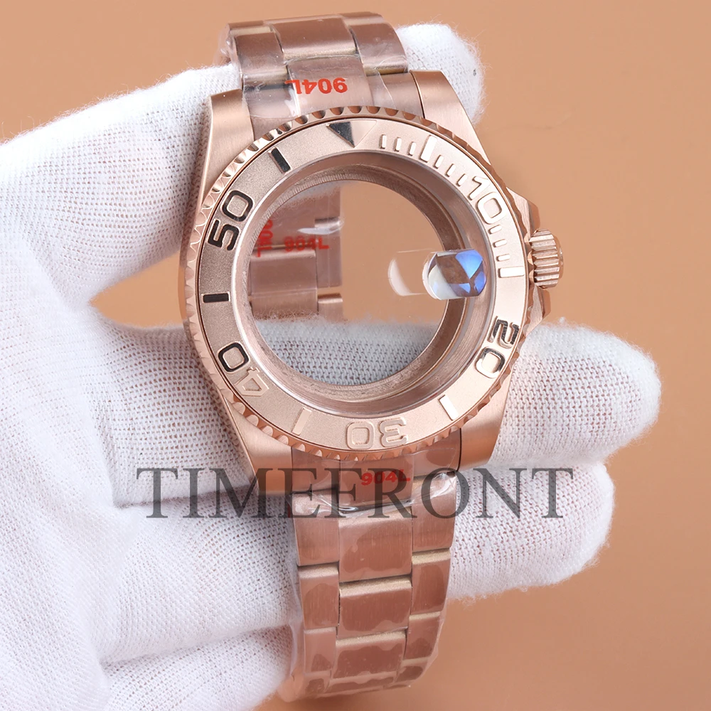 مع 28.5 مللي متر براون أمة الله الهاتفي الأيدي 40 مللي متر الياقوت ساعة زجاجية الحال بالنسبة NH34 NH35 NH36 NH38 حركة نحى المحار سوار