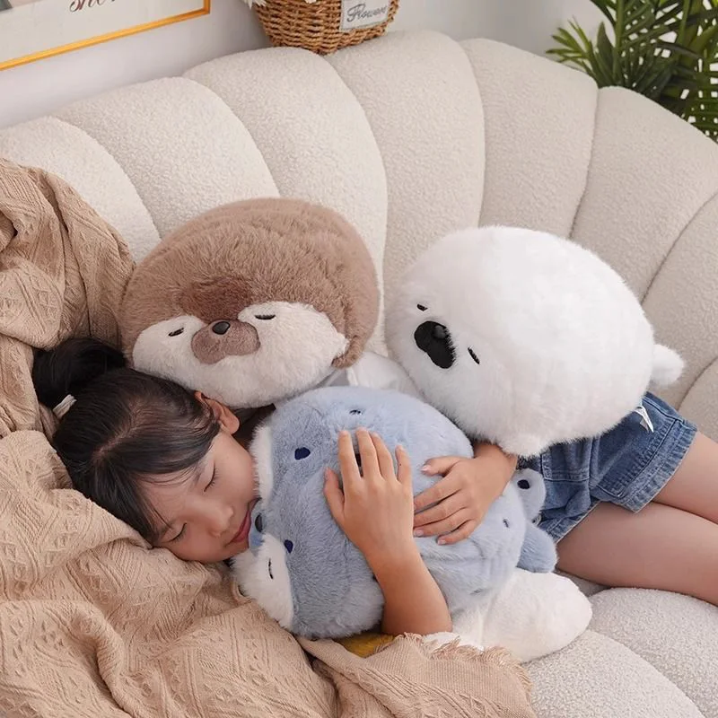 Супер милые плюшевые игрушки с морской выдрой, куклы для общежития, спальные на кровати, держащие куклы, подушки для сна, праздничные подарки на день рождения