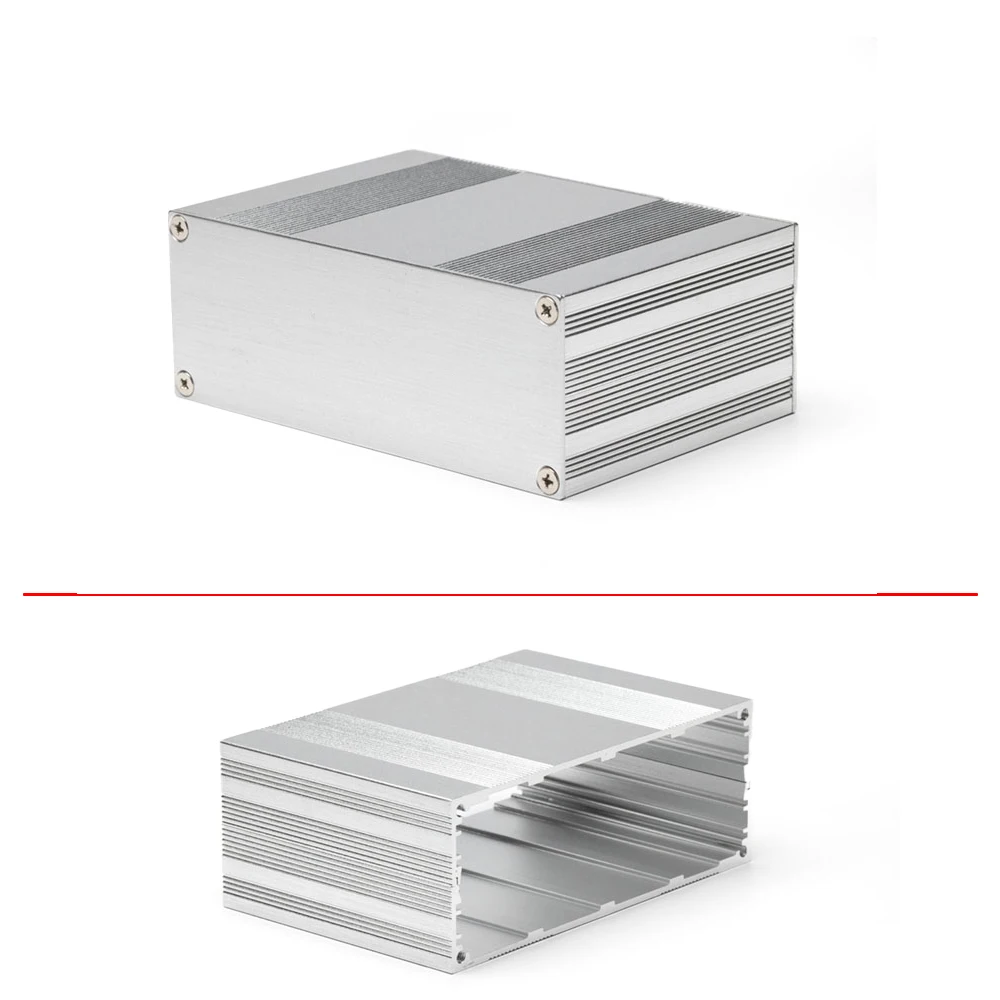 PCB Board Case Sliding Extrusion Housing Extruded Aluminum Construction Enclosure Split Type Metal Junction Box H27 145*54MM