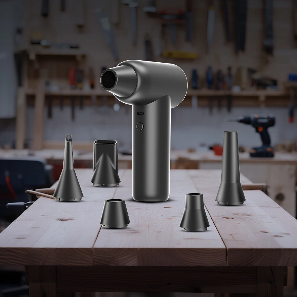 990000 об/мин Мощный жестокий вентилятор Скорость 65 м/с Струйный вентилятор Беспроводной турбовоздуходувка Бесщеточный двигатель Турбоструйный вентилятор Пылесос