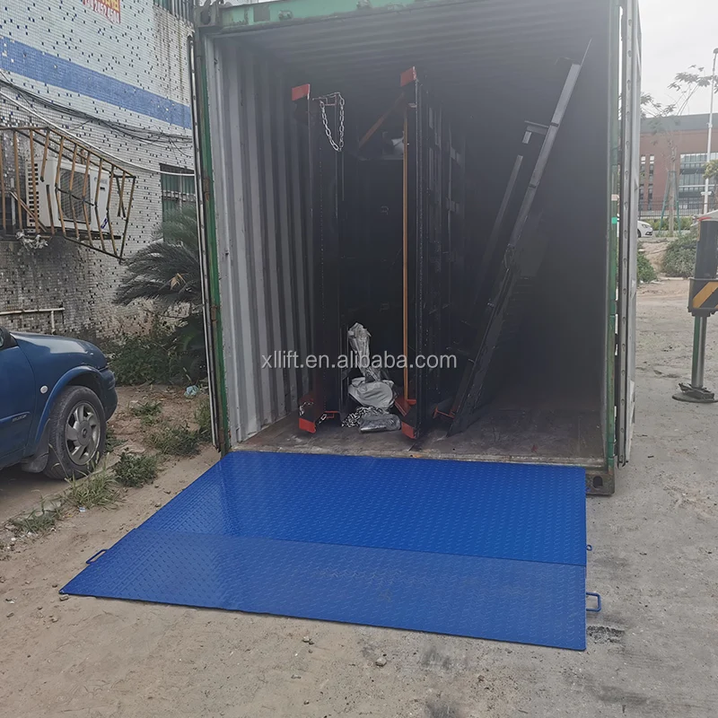 Ramp platform Container ground loading platform loading bridge connecting plate can move container forklift logistics