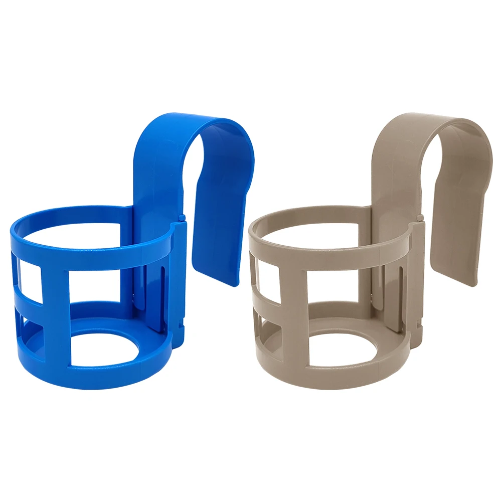 2Pcs Pool Cup Holder for Above Ground Pools Beer Drink Holder Water Cup Hanging Holder Reusable Swimming Pool Side Storage Shelf