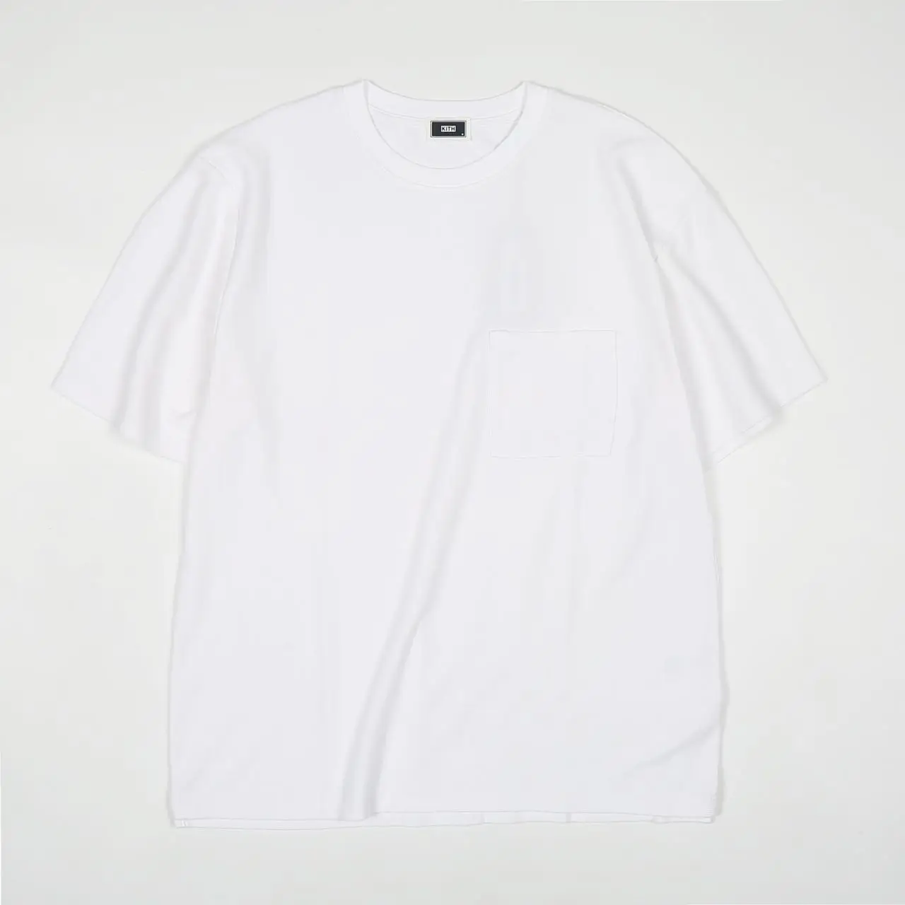 KITH SS Quinn Tee Flocking Short Sleeve Washed Loose Casual T 