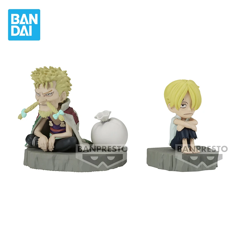 Banpresto One Piece Anime Figurines WCF Zeff Sanji PVC tokoh aksi Wcf figur koleksi Model mainan