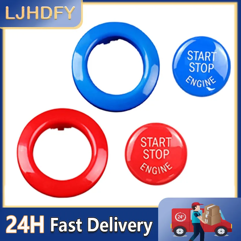 Push Start Button Cover for BMW E81 E87 2004-2011 Press Car Engine Push to Start Button Cover Ignitions Protective Trim