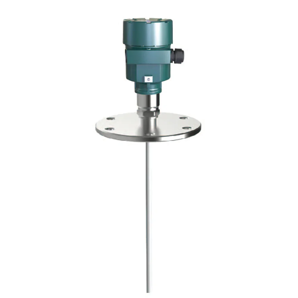 Single rod probe contact type guided wave radar level transmitter for measuring corrosive liquids