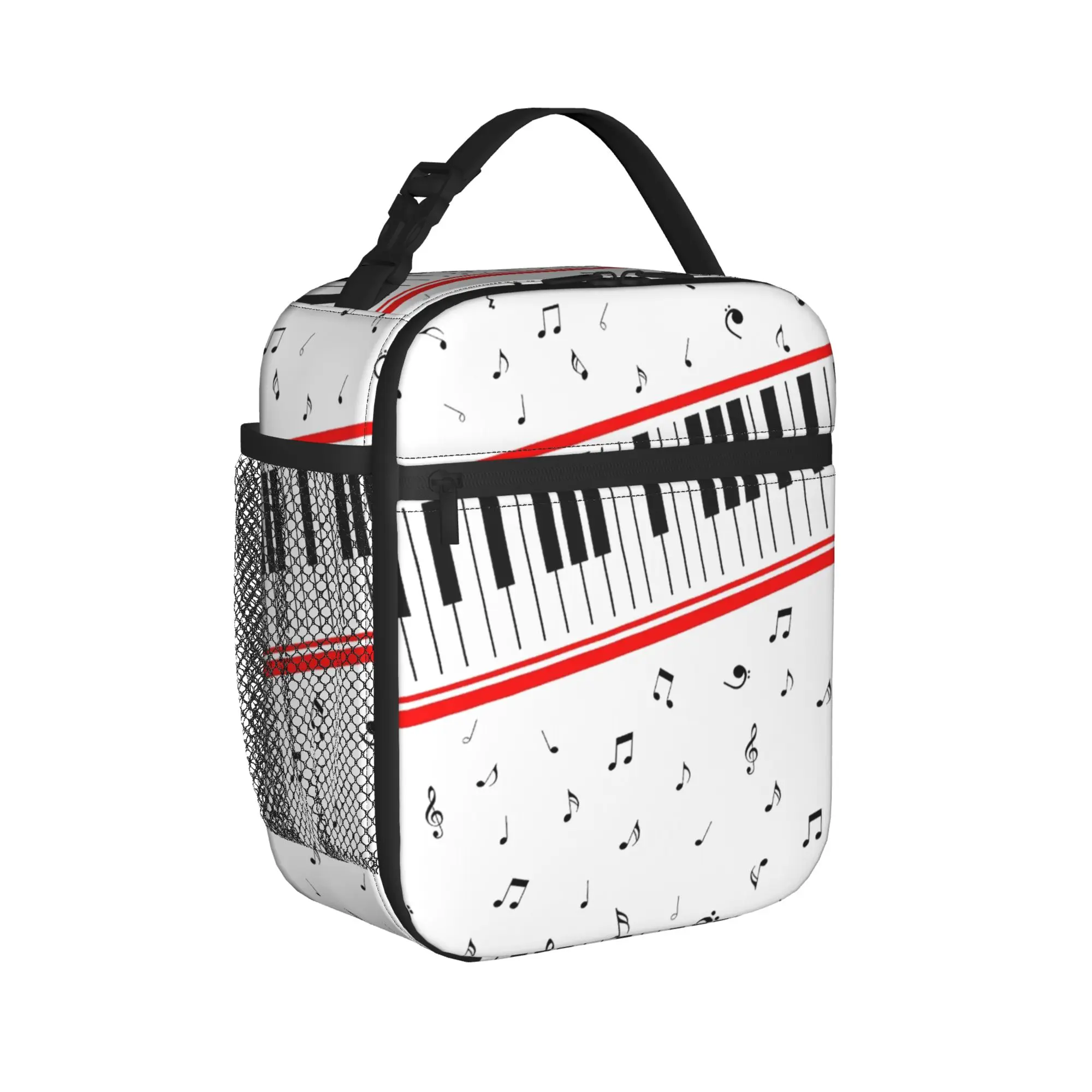 Beat It Piano Michaels Jacksons Thermal Insulated Lunch Bag for Work  Portable Food Container Bags Cooler Thermal Lunch Box