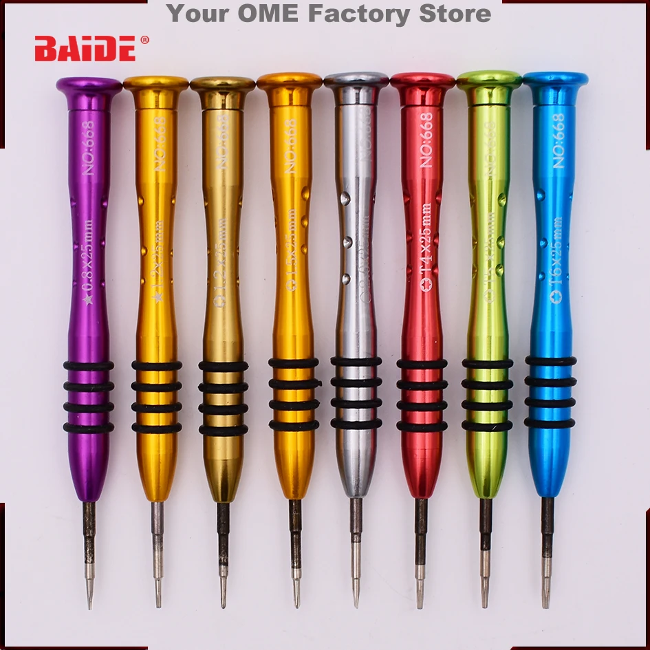 Torx T2 T3 T4 T5 T6 Y P5 1.2 Star 1.5 Y Phillips PH000 2.0 Straight 0.6Y Tri wing P2 0.8 Pentalobe Screwdriver for iPhone Huawei