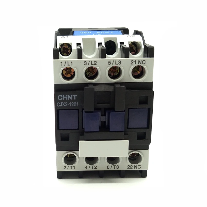 AC Contactor CJX2-1201 1NC CJX2-1210 1NO 50Hz AC220V 380V 110V 24V 36V 48V LC1-D12