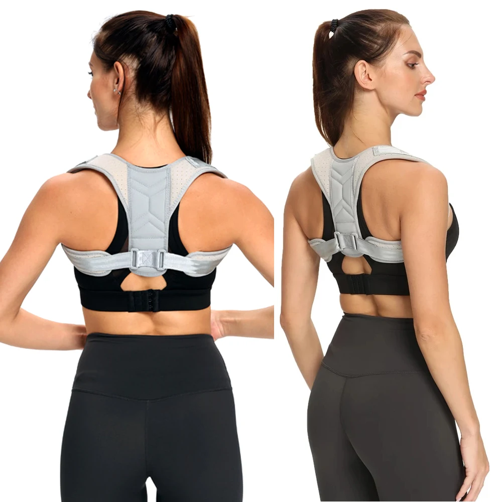 TopRunn 1Pcs Medical Adjustable Clavicle Posture Corrector Men Woemen Upper Back Brace Shoulder Lumbar Support Belt Corset