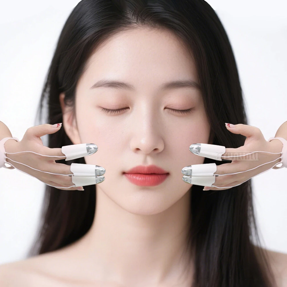 جهاز EMS لشد الوجه وشد الوجه، جهاز تدليك لتخفيف تعب عضلات الجسم بالكامل بتيار صغير #3