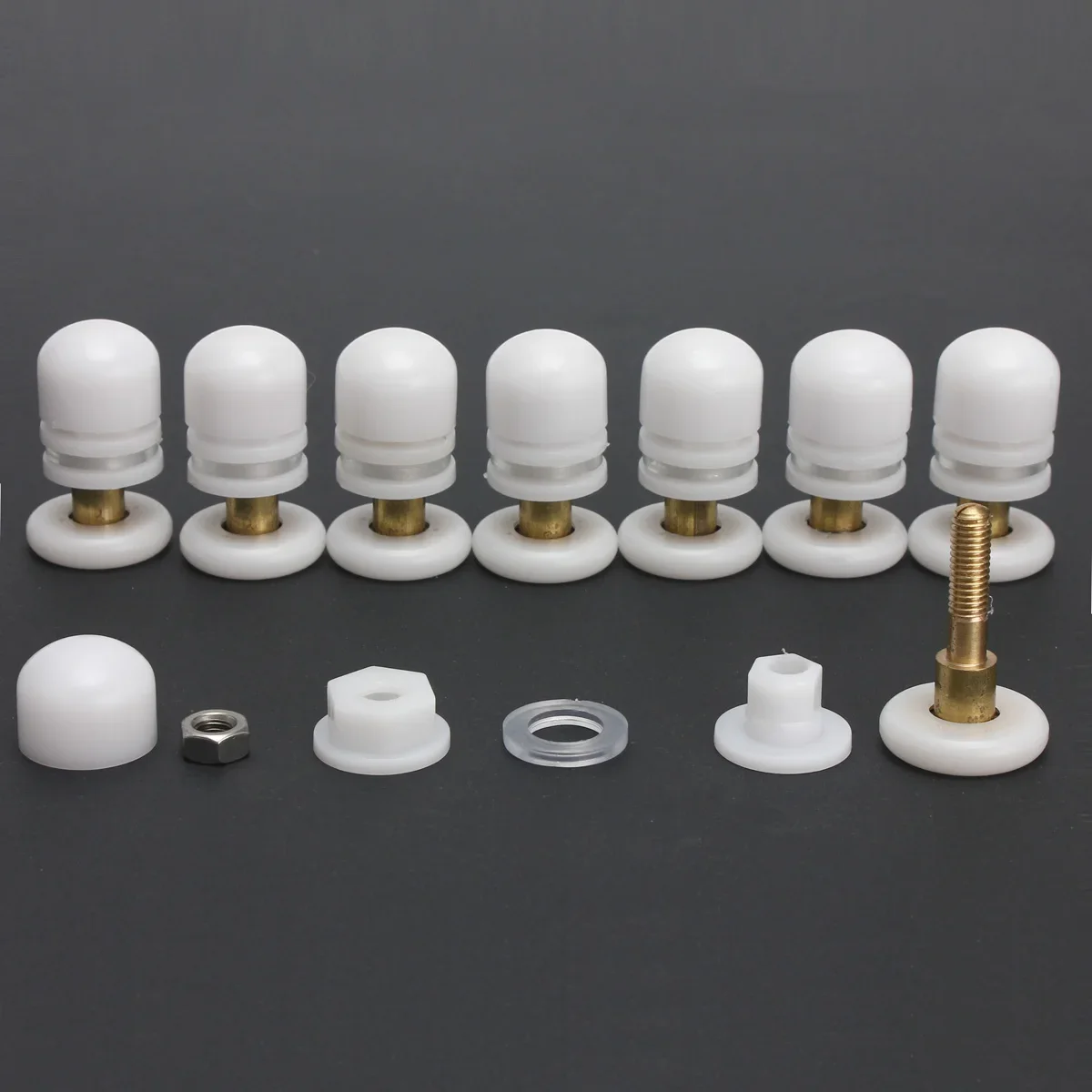 

8 шт., дверные ролики, нижняя часть дома, ролики для душевых дверей/бегуны/сменные колеса, одно колесо для душевых кабин